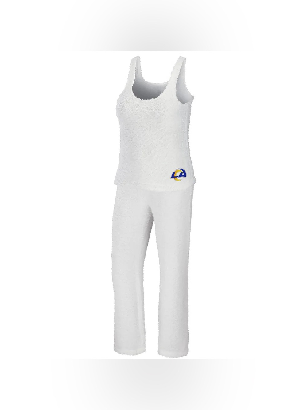 LA RAMS 2-piece set, cozy white breathable matching set for NFL football sundays